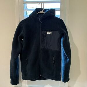 Helly Hanson Youth Navy Blue Hooded Fleece - Size 164/14